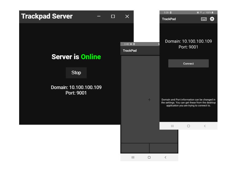 TrackPad Application